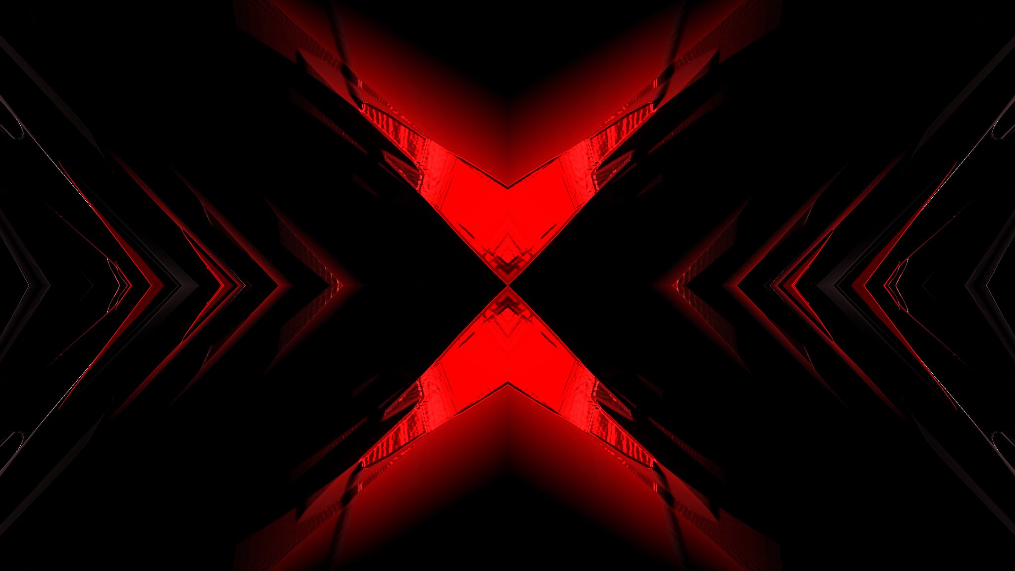 2048X1152 Download wallpaper 2048x1152 abstraction, red, black, dark ...