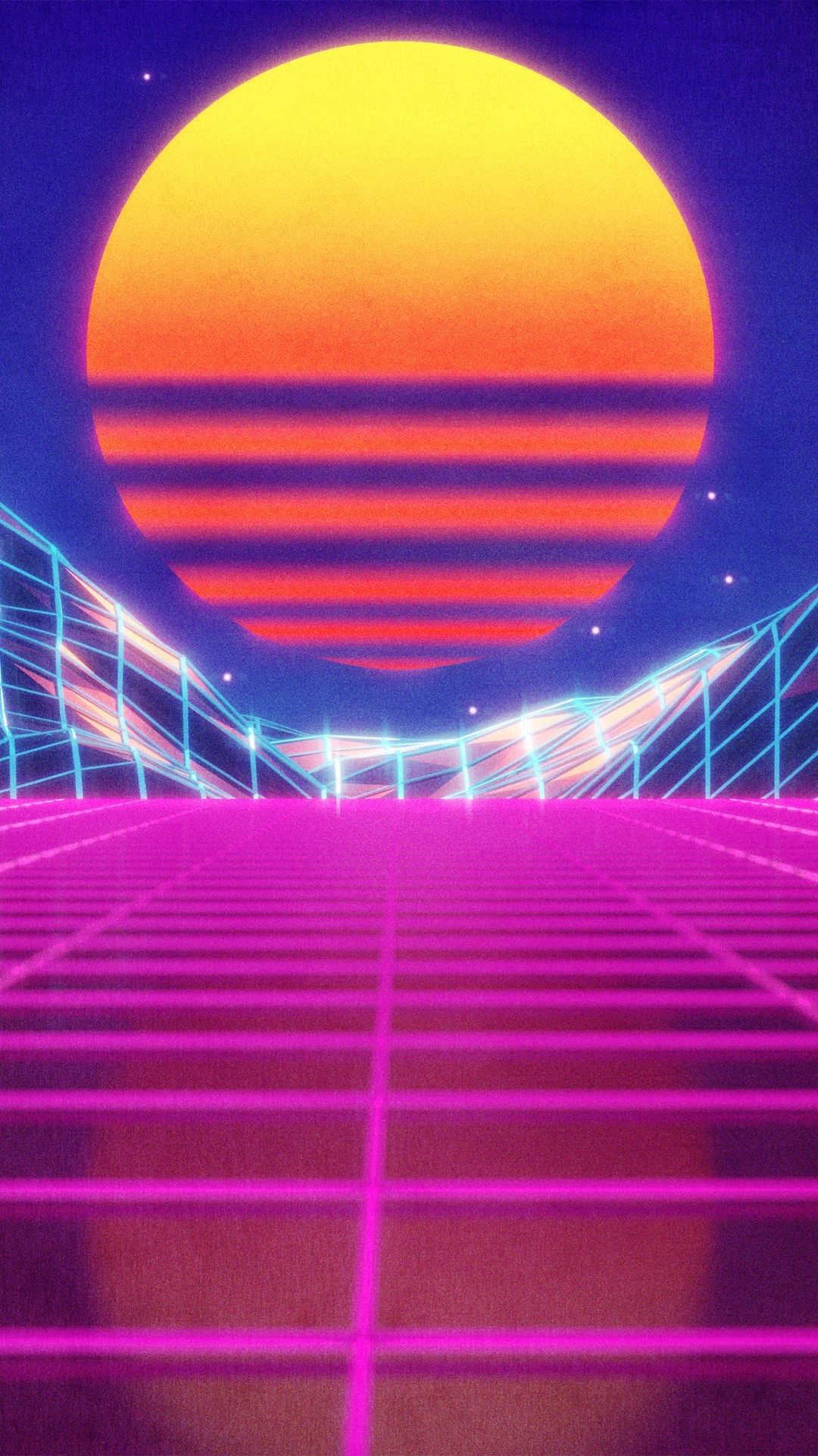 80S Retro Neon Wallpapers
