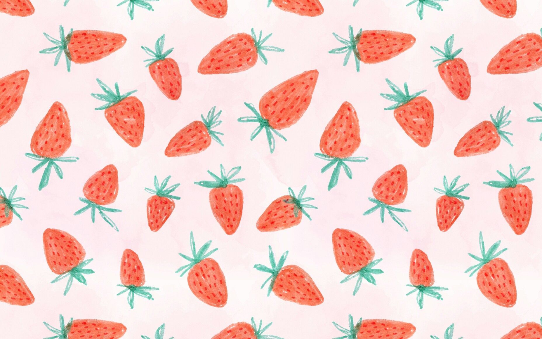 1856X1161 Free download Fresas pink mauve strawberries Cute pastel wallpape...