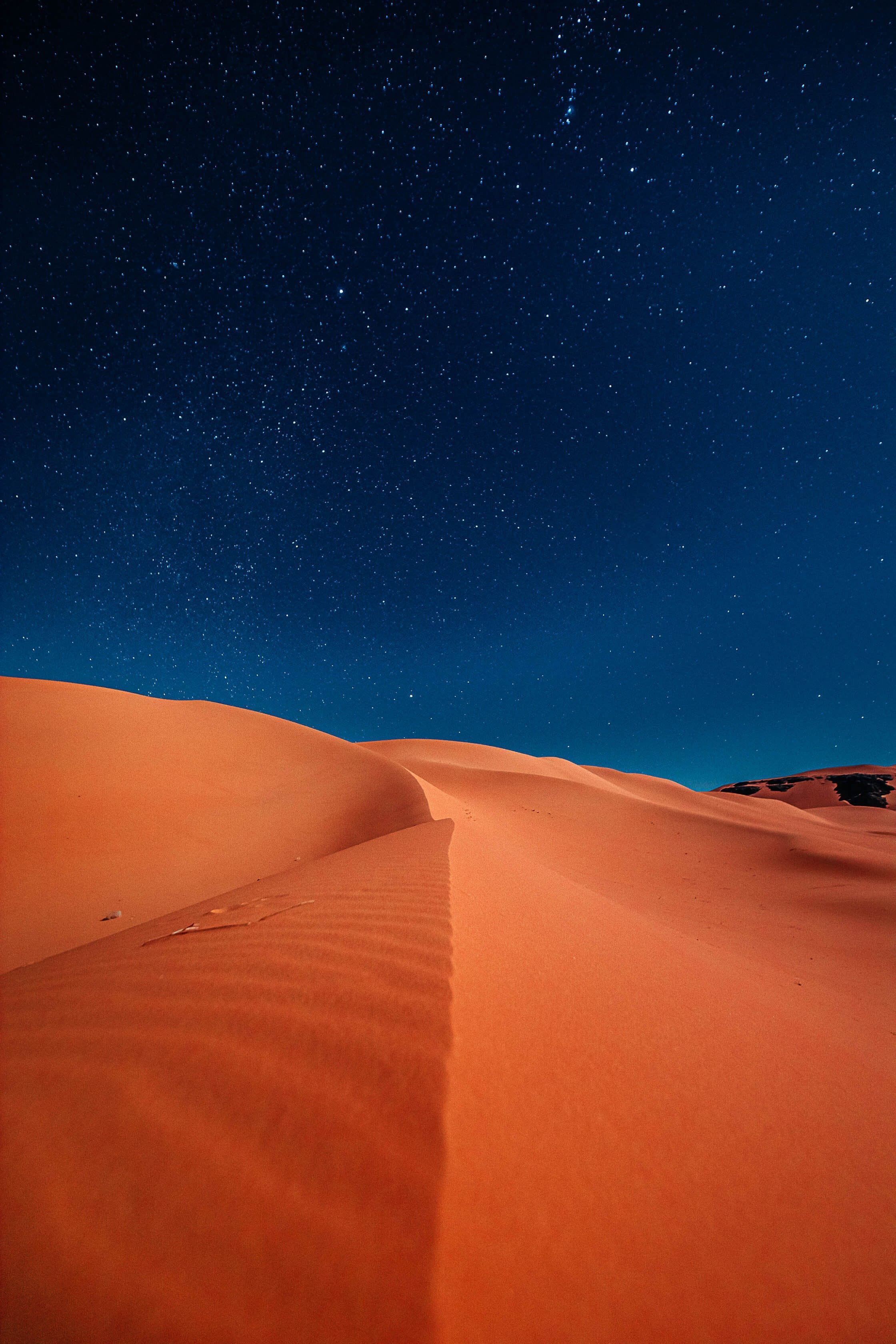 Africa Algeria Sahara Desert At Night Wallpapers