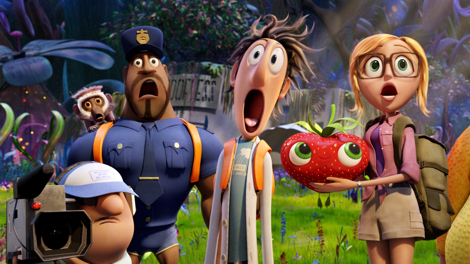 1920X1080 Cloudy With A Chance Of Meatballs 2 HD Wallpaper Background Ima.....