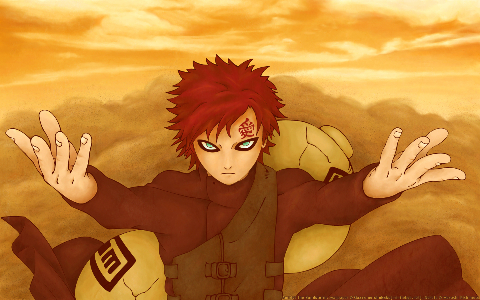 1680X1050 110+ Gaara (Naruto) HD Wallpapers and Backgrounds. 