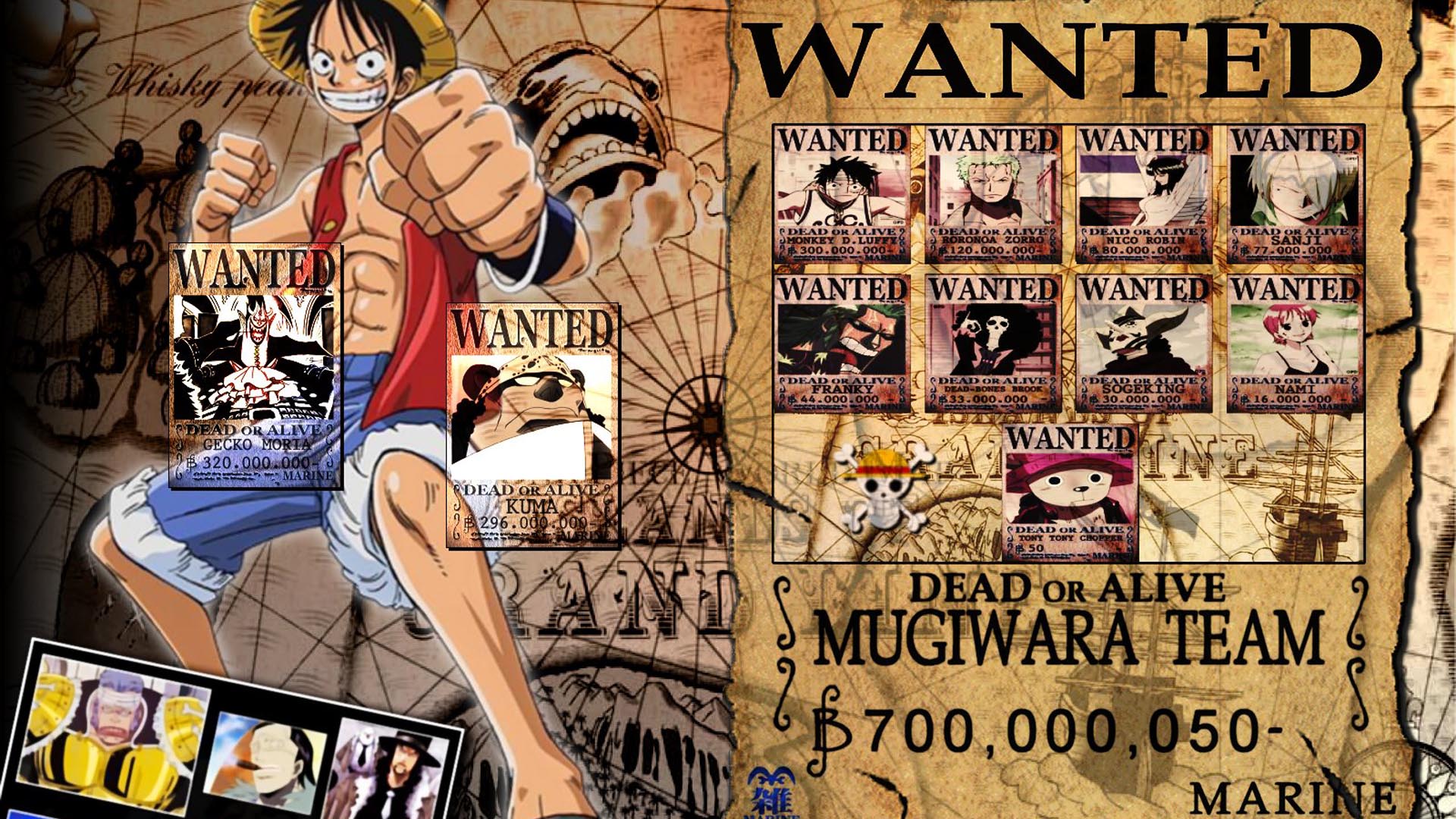Mobile & Tablet Explore 21+ Luffy Wanted Poster Wallpapers Luffy Wallpa...