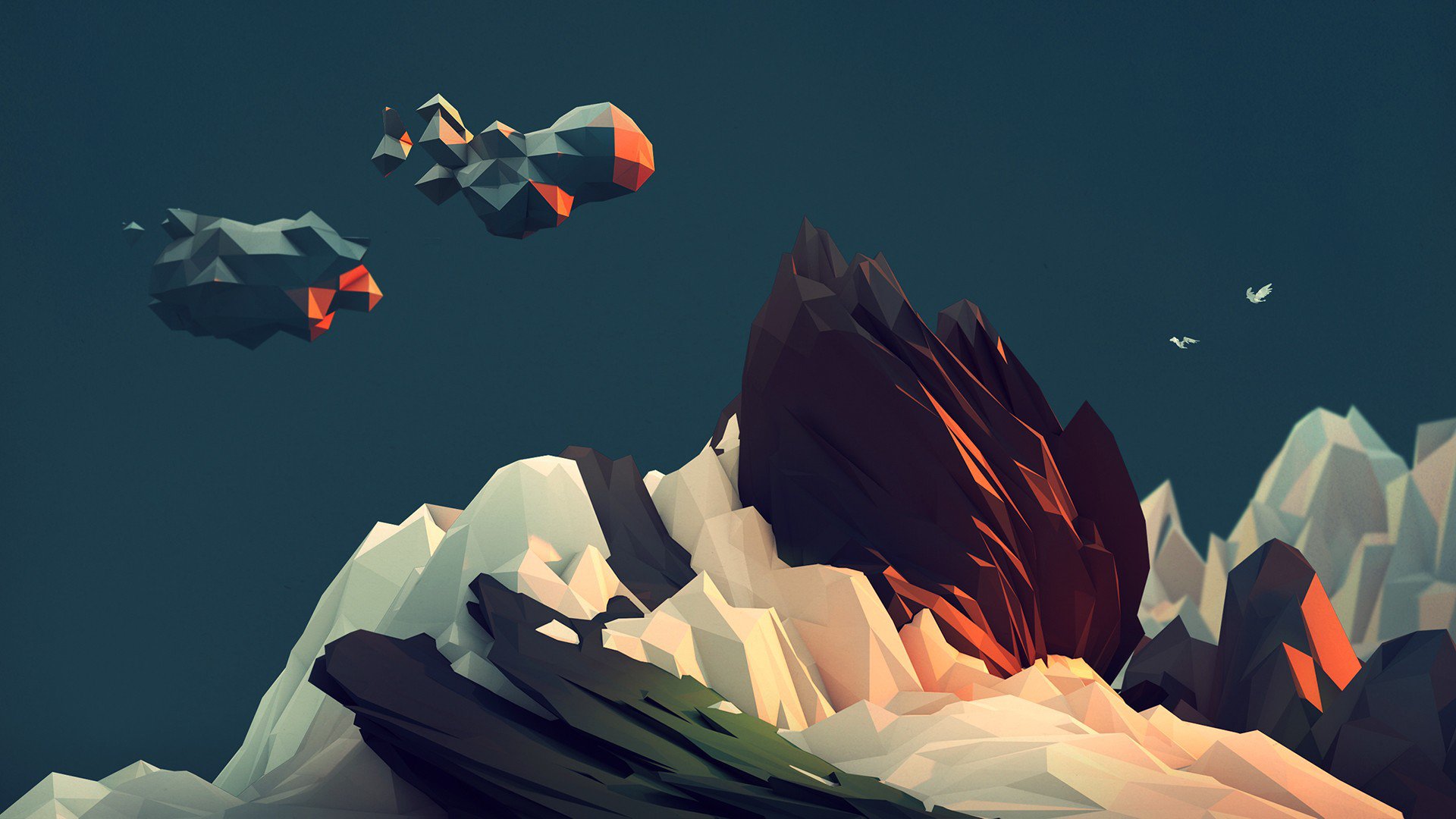 Multiply Polygon Art Wallpapers.