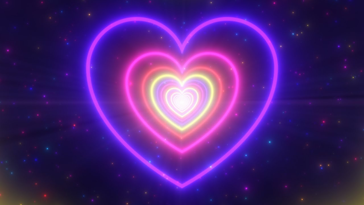 Neon Pink Hearts Wallpapers.