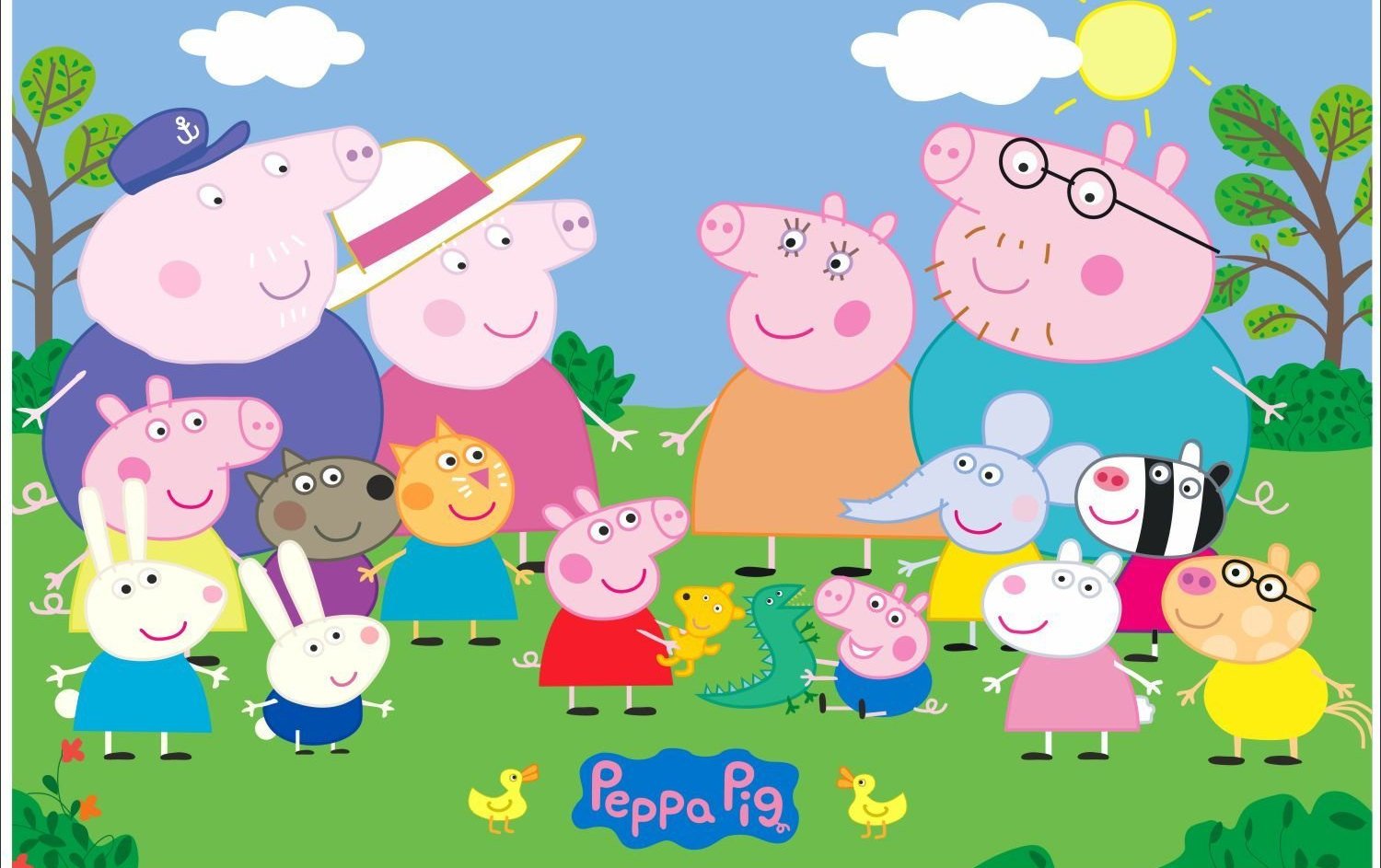 Peppa Pig Family Wallpapers.