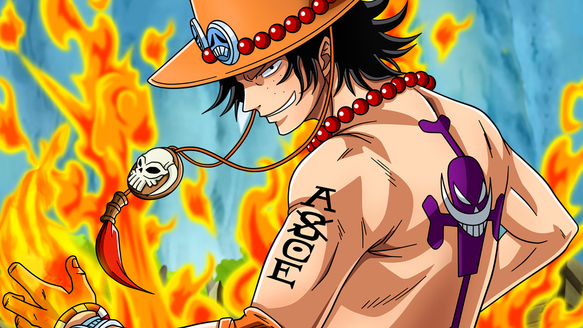 Portgas Ace Cool One Piece Wallpapers.