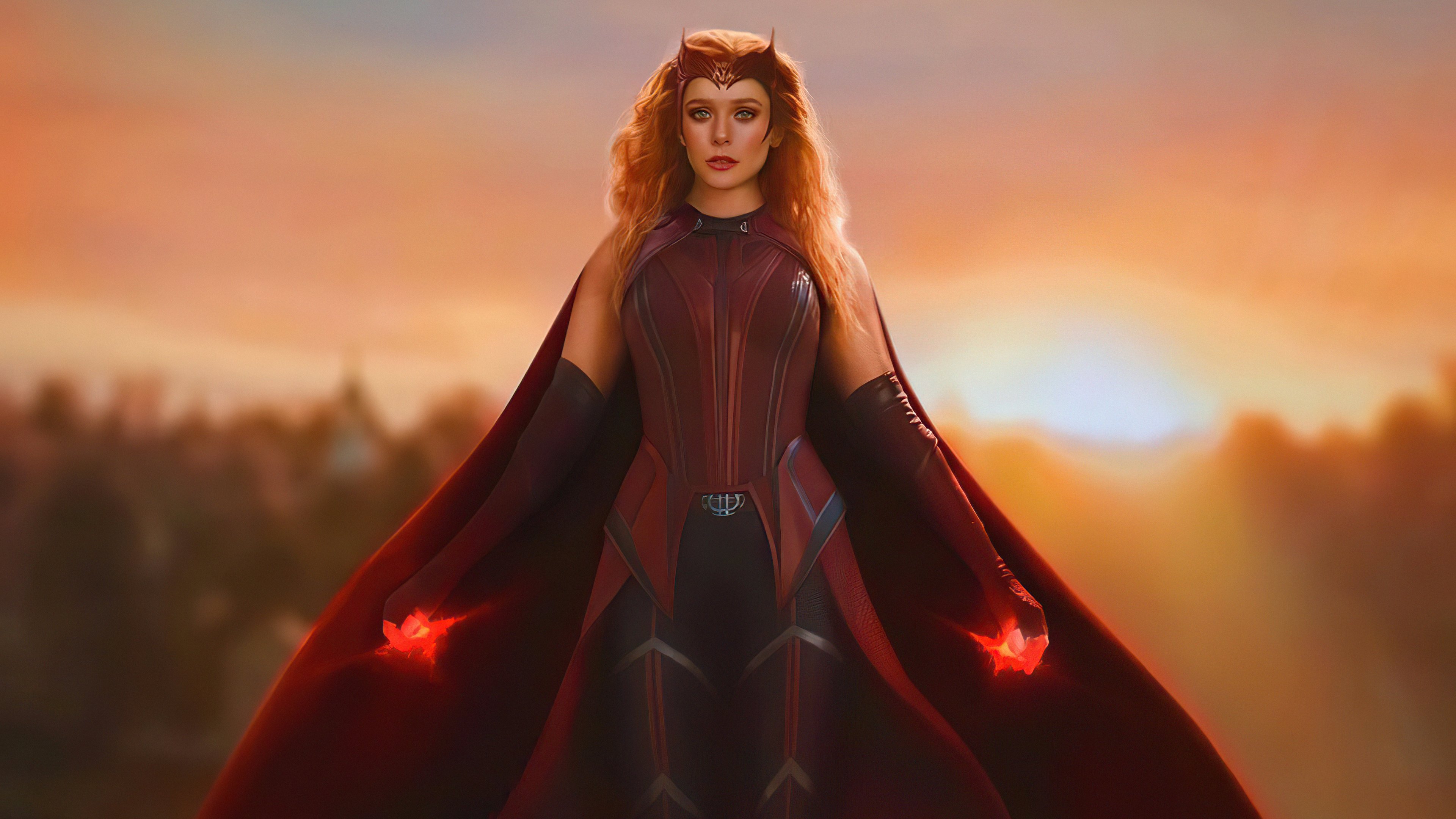 Scarlet Witch 4K Art Wallpapers.