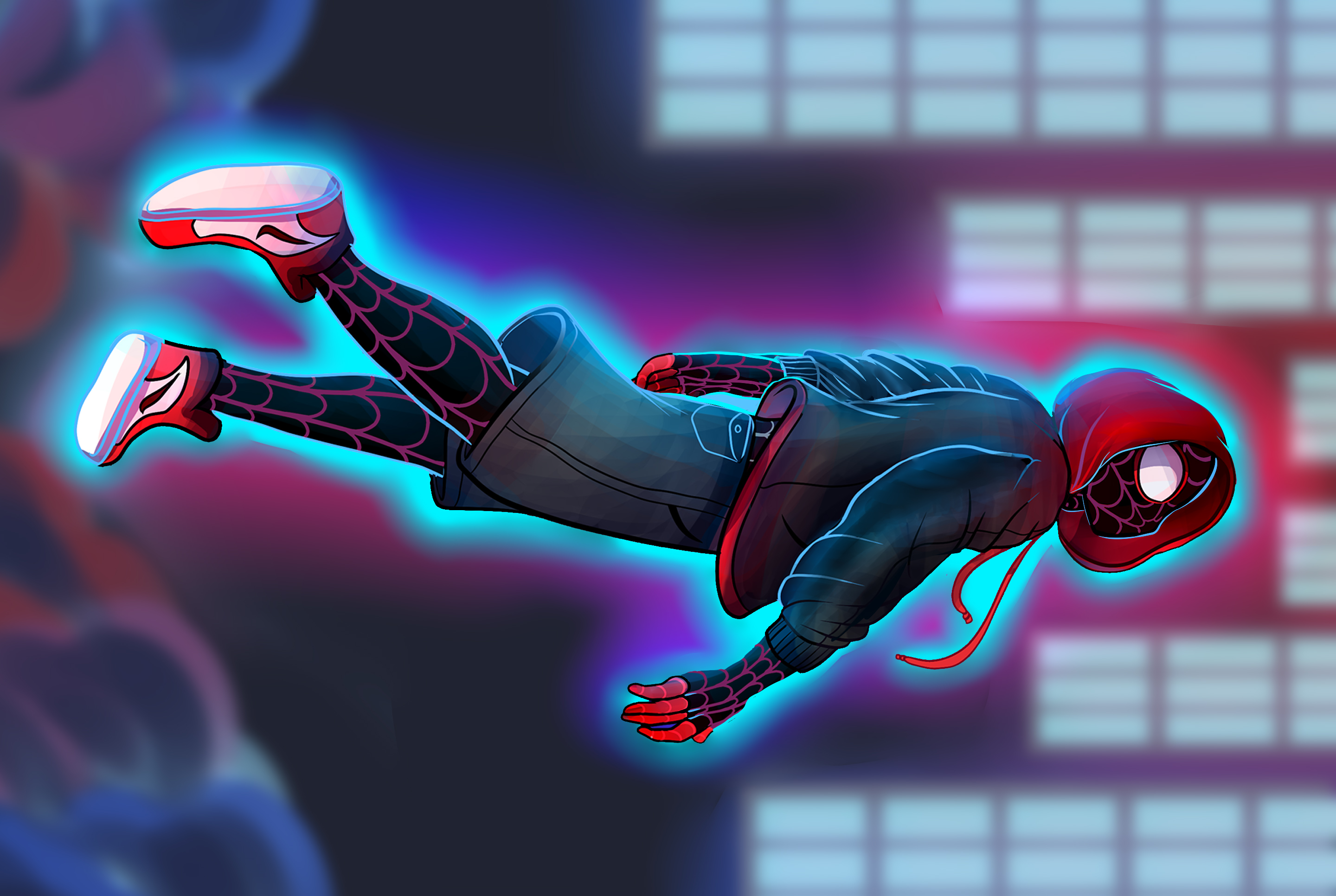 Spider-Man Into The Spider-Verse 2018 Fanart Wallpapers.