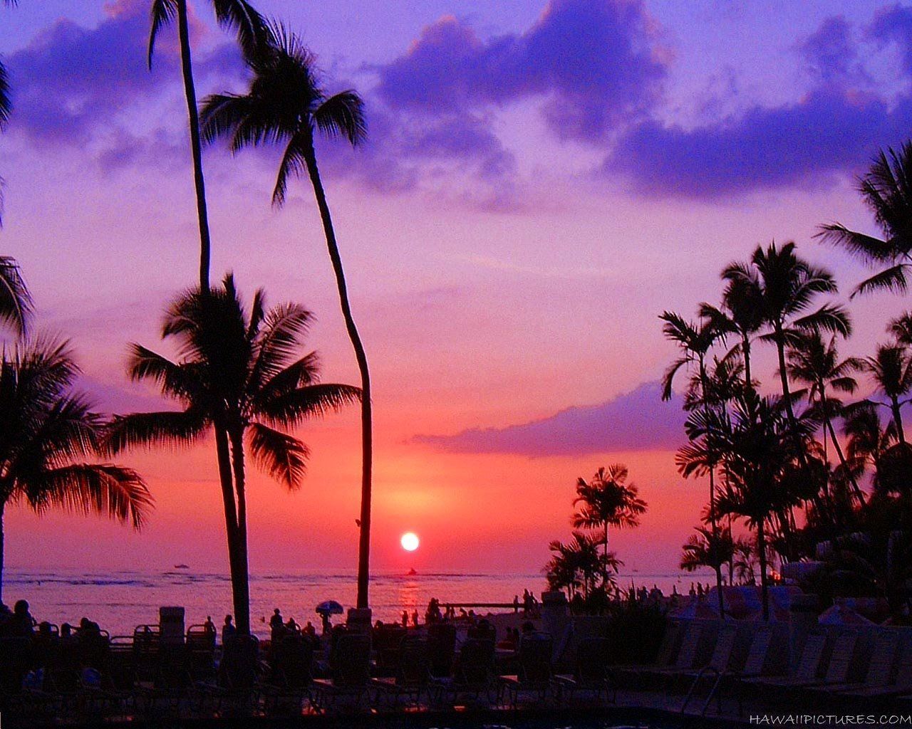 Sunset Hawaii Wallpapers.