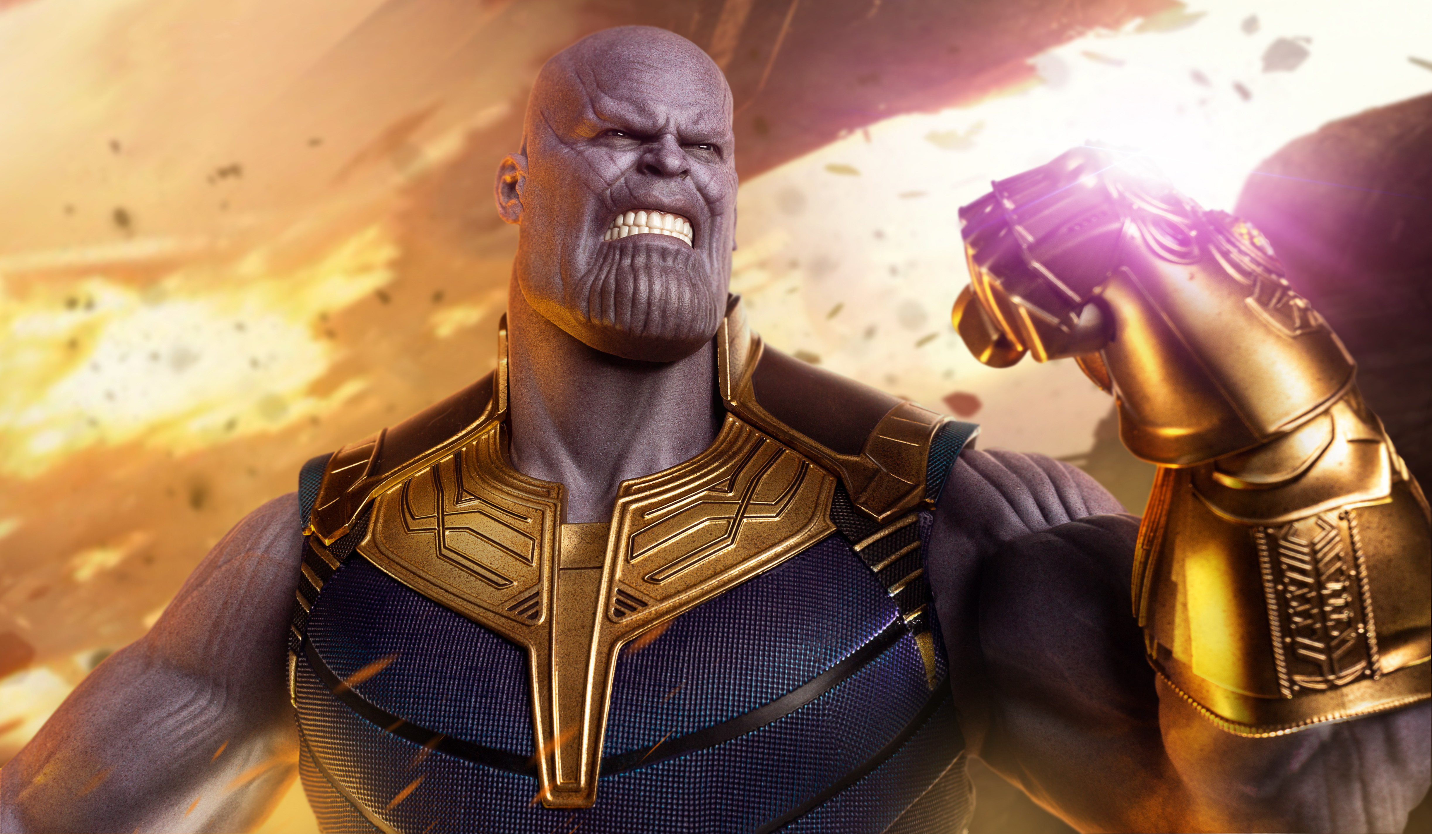 Thanos With Infinity Gauntlet Wallpapers.