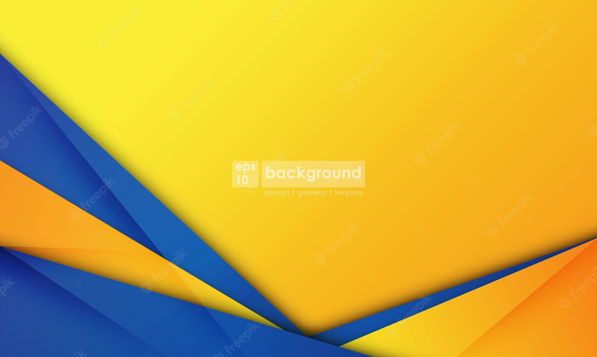 Turquoise And Yellow Background