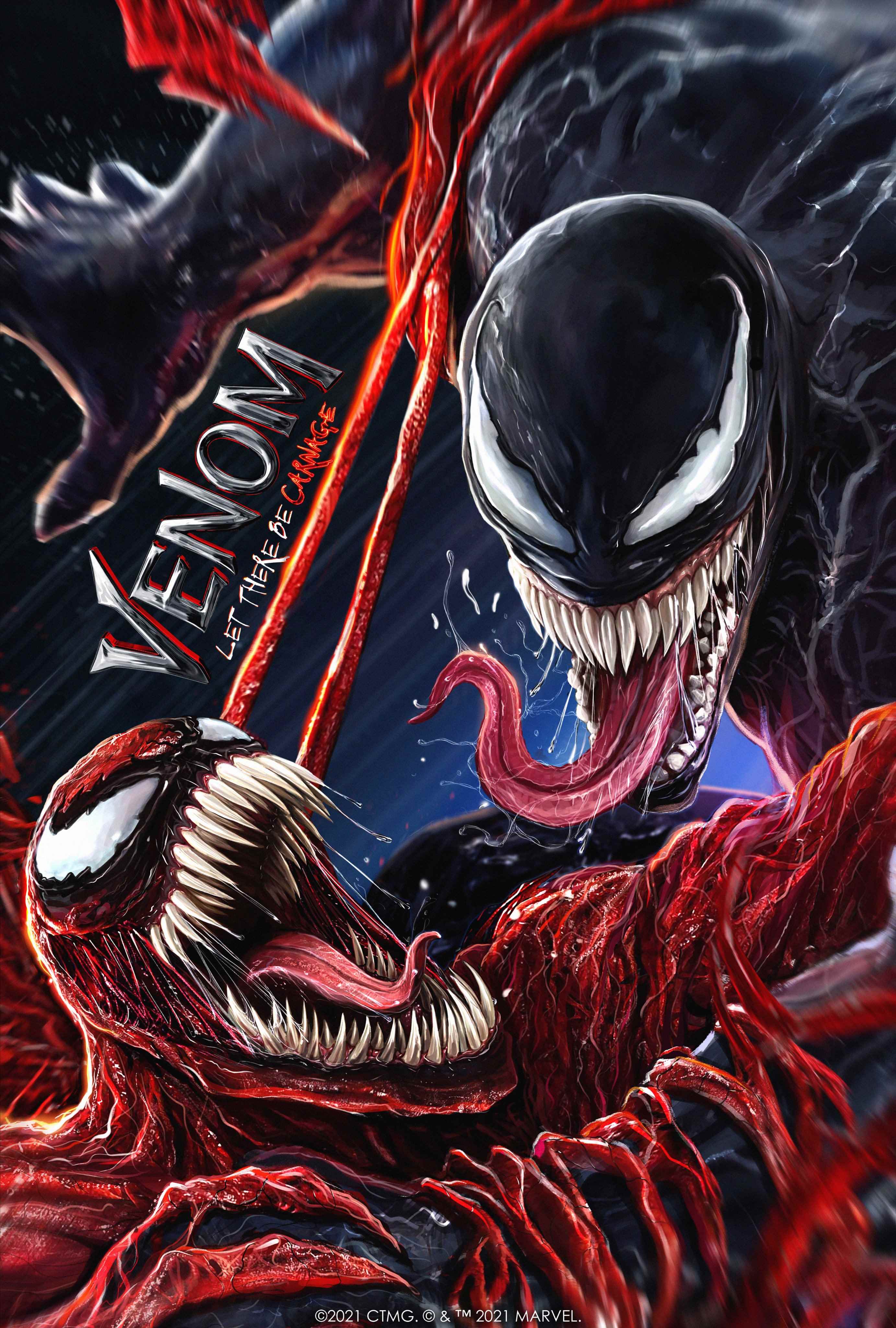 Venom Let There Be Carnage 4K Digital Art 2021 Wallpapers.