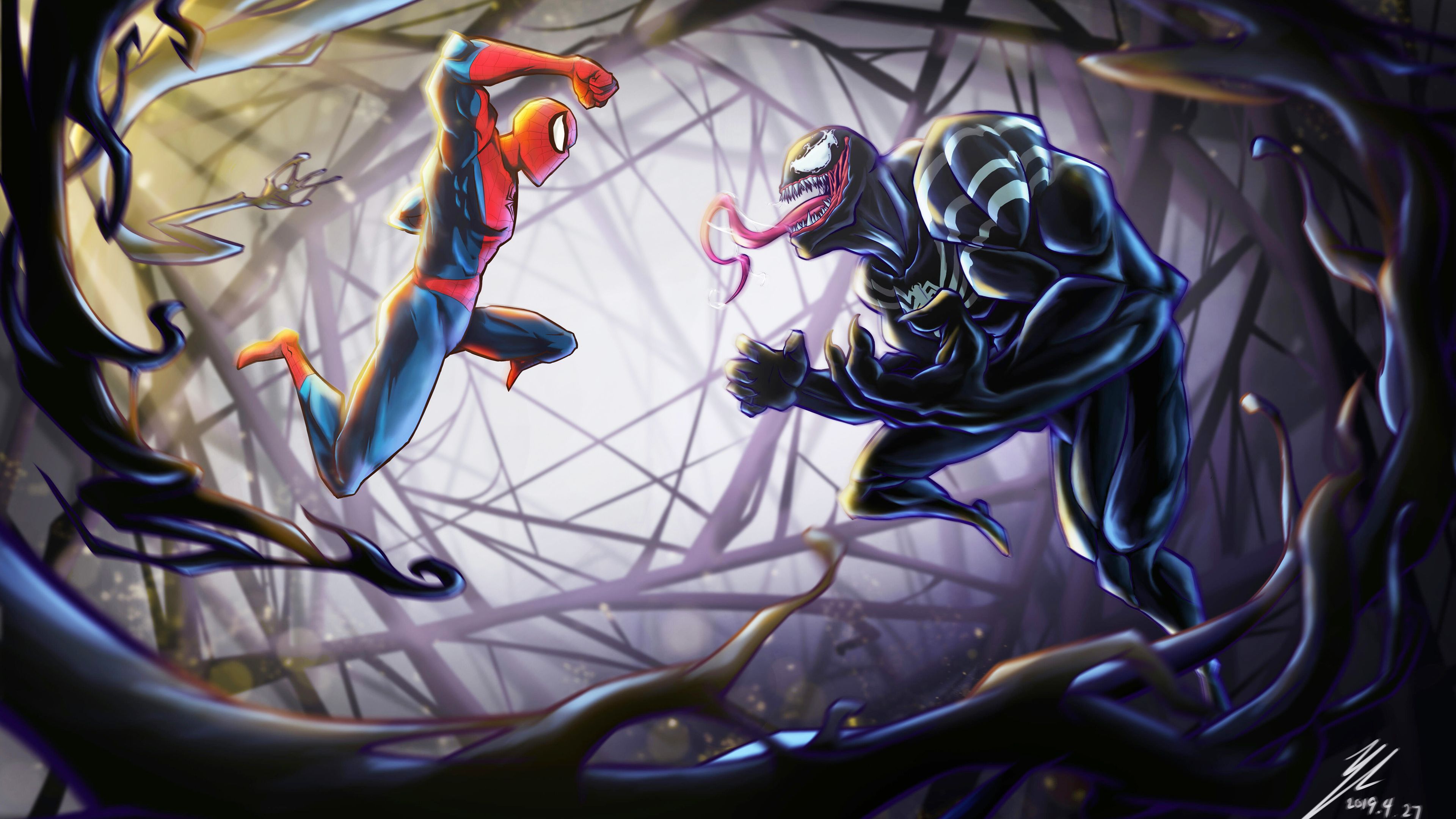 Venom Vs Spiderman Wallpapers.