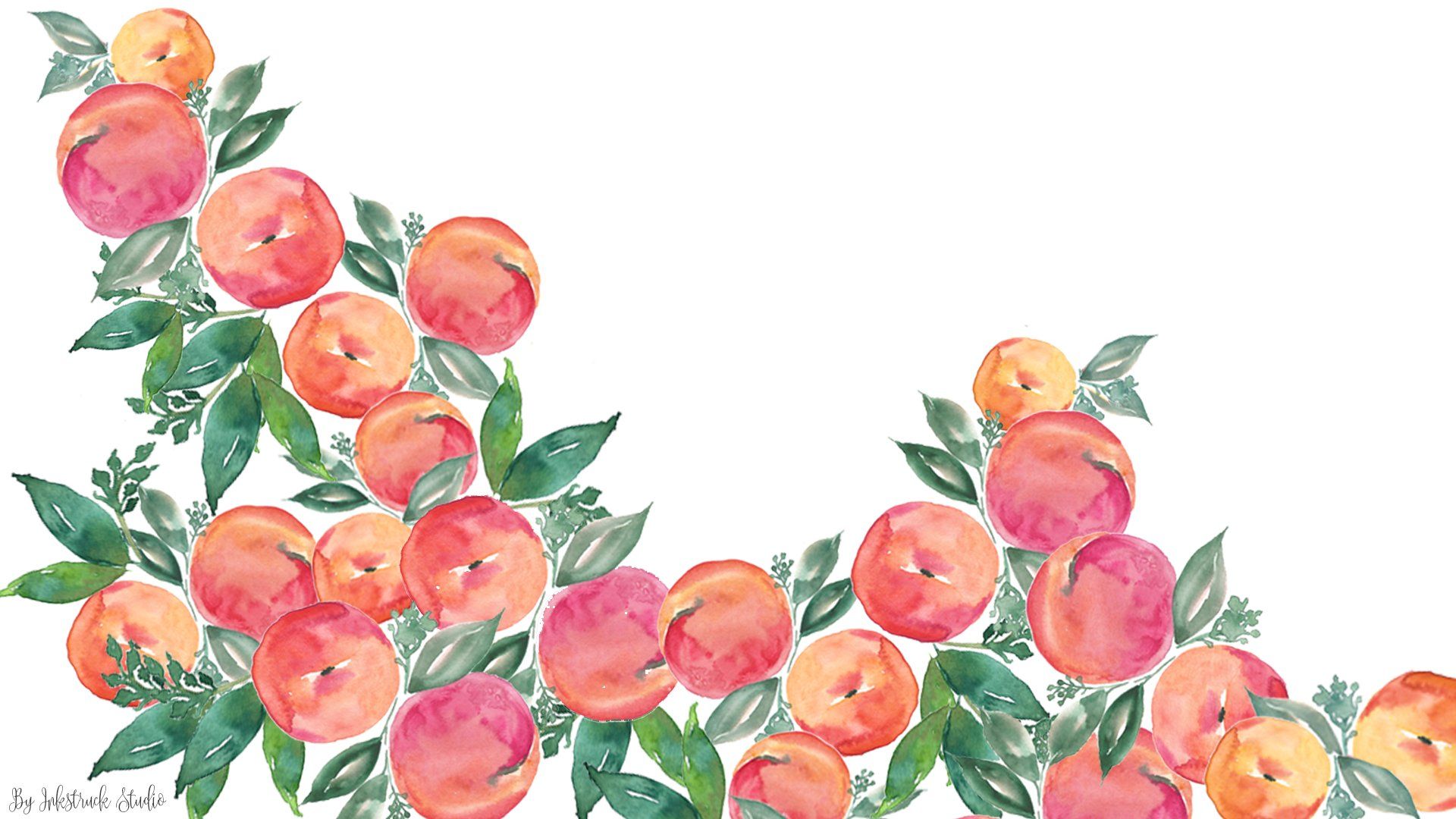 Watercolor Flower Desktop Background