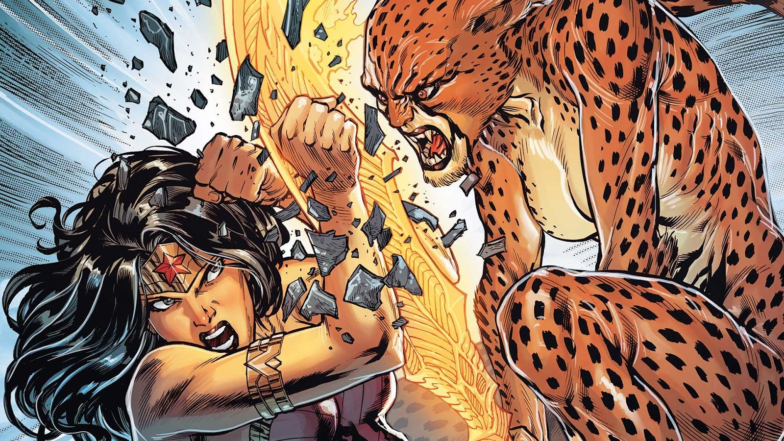 Wonder Woman Vs Cheetah Art Wallpapers.